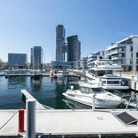 Oceanview Baltyk -bezplatny Parking 公寓 格丁尼亚