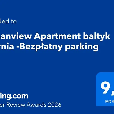 Oceanview Baltyk -bezplatny Parking Gdynia